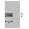 HETTICH 1004932 mufa (śrubka) Nr.43 5x13mm