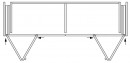K-HAWA Folding Concepta III 20 Pull, wersja prawa+ lewa, 1200 - 2200mm, srebrny
