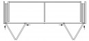 K-HAWA Folding Concepta III 25 Push, wersja prawa + lewa, 1900 - 2700mm, czarny