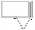 K-HAWA Folding Concepta III 25 Pull, wersja prawa, 1900 - 2700mm, srebrny