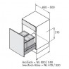 HETTICH 9208750 BIN.IT SMART /S450-500 /16+8+