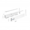 K-HETTICH InnoTech Atira, czołowy, biały, 300/70/176 z relingiem 30kg SiSy