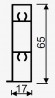 SEVROLL 04721 Eden listwa pozioma 1,7m srebrny