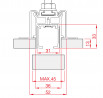 TERNO profil 2320/A elox 3m