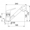 FRANKE Bateria FC 9547.031 chrom