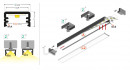 StrongLumio profil LED Slim 8 alu anodowany 2000mm