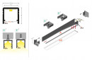StrongLumio profil LED Smart 10 alu anodowany 2000mm