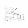 BLANCO 521542 kosz FLEXON II 30/1