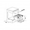 BLANCO 526644 Sorter FLEXON II LOW 60/4