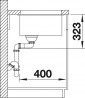 BLANCO 523452 zlewozmywak SUBLINE 700-U Level antracyt InFino manualny SILGRANIT