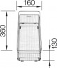 BLANCO 523452 zlewozmywak SUBLINE 700-U Level antracyt InFino manualny SILGRANIT
