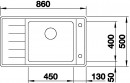 BLANCO 523002 zlewozmywak ANDANO XL 6S-IF Compact biały bez korka SILGRANIT