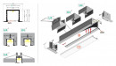 StrongLumio profil LED Smart-In16 alu biały 3000mm