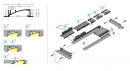 StrongLumio profil LED Flat 8 alu anodowany 2000mm