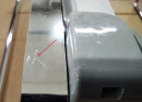 VIBO Galaxy kosz dwupoziomowy dolny 300mm biały P/L - USZKODZONY