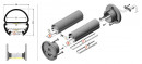 StrongLumio profil LED Owal alu anodowany 2000mm