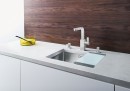 BLANCO 521575 zlewozmywak CLARON 450-U stal nierdz.jedw. połysk InFino bez korka
