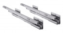 K-StrongWire kosz dwupoziomowy 200mm, szary z ukrytą prowadnicą, prawy