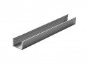 SEVROLL 02558 profil "U" do płyty laminowanej 10mm 3m srebrny