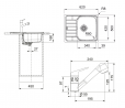 FRANKE Zestaw N103 SKN 611-62 + FC 9547.031
