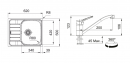 FRANKE Zestaw N102 SKN 611-62 + FB 250.031