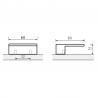 HETTICH 9345464 uchwyt VENUSIA L60/32 czarna
