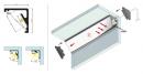 StrongLumio profil LED Cabi12 E alu anodowany 4050mm