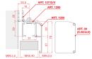 TERNO tor górny 1280/G surowy 2,5m