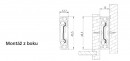 StrongBall S5 prowadnica kulkowa pełnego wysuwu 400mm 30kg
