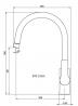 StrongSinks S3 Bateria zlewozmywakowa Loira łukowa, czarny mat