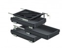 HETTICH 77604 zestaw do kontenera z częściowym wysuwem, SiSy 392/730 mm czarny