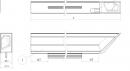 MARELLA DESIGN Nabijany uchwyt Florida 380 prawy czarny matowy