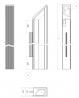 MARELLA DESIGN Nabijany uchwyt Florida 1088  lewy czarny matowy