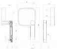 MARELLA DESIGN Wieszak Augusto czarny matowy