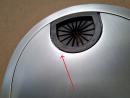 STRONG Przepust kablowy metalowy 80 mm, aluminium