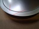 STRONG Przepust kablowy metalowy 80 mm, aluminium