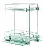 VIBO kosz dwupoziomowy dolny 450mm z tłumieniem P/L