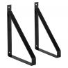 Strong wspornik designowy Delta czarna