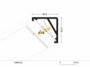 StrongLumio profil LED Cabi aluminuim anodowane 2000mm