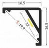 StrongLumio profil LED Cabi aluminuim anodowane 2000mm