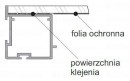 SEVROLL 04101 Pax rączka 3 m, biały połysk