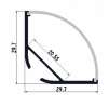 LP-profil Corner 30 alu anodowane  2000mm