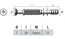 Trzpień do mimośrodu TM01 (34mm)