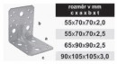 TK-Kątownik ciesielski z przetłoczeniem 90x105x105x3mm