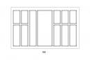 Wkład na sztućce Classico Split
822×474 mm antracyt