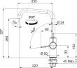 FRANKE Bateria  FN 5540.071 Urban 2.0 onyx