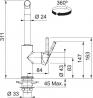 FRANKE Bateria  FN 5541.031 Urban 2.0 chrom