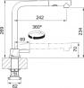 FRANKE Bateria FC 3137.501 Mythos Window pod okno, stal nierdzewna