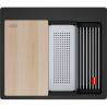FRANKE Zlewozmywak KNG PRO 610-53 czarny mat
