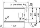 FRANKE Zlewozmywak KNG PRO 110-62 czarny mat